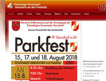 Tablet Screenshot of ff-gersdorf.at
